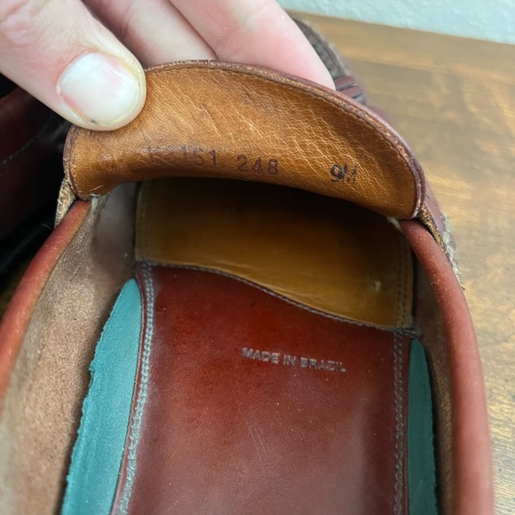 H.S. Trask H3151 Bozeman, Montana Pebbled Leather Kiltie Tassel Loafer 9M - Picture 6 of 8